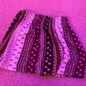 Multicolor designed shorts